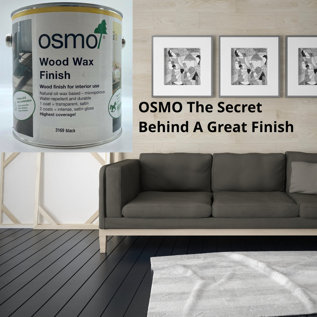 Coloring A Floor Black - The Easy Way With OSMO 3169